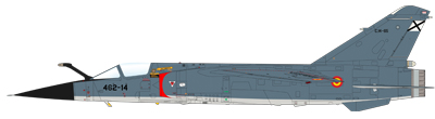 Mirage f1EE en livrÃ©e bleu D.A. basÃ© au Canaries
