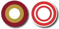 cocardes du BahreÃ¯n et du Qatar