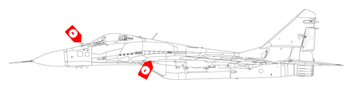 Ã©lÃ©ments mise Ã  jour sur les MiG-29 allemands en 1999