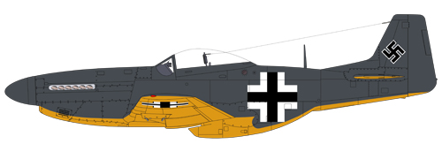 P-51D capturé par les Allemands