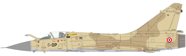 Mirage 2000C durant l'opÃ©ration Daguet