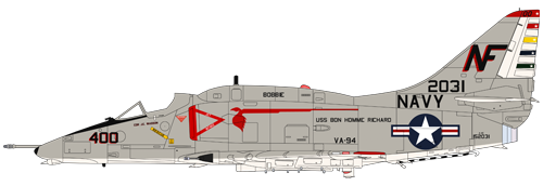 A-E Skyhawk du CAG de la VA-94