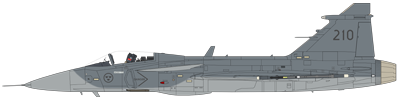 JAS-39C Gripen de la Flygvapnet
